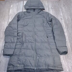 Outdoor Research Parka Jacket Womens M Gray Pertex Endurance Hooded Insulated